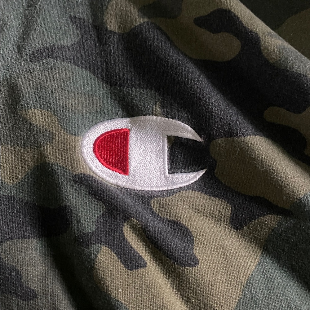 Champion Camouflage Full-Zip Hoodie Size 6X (501) - Picture 6 of 12